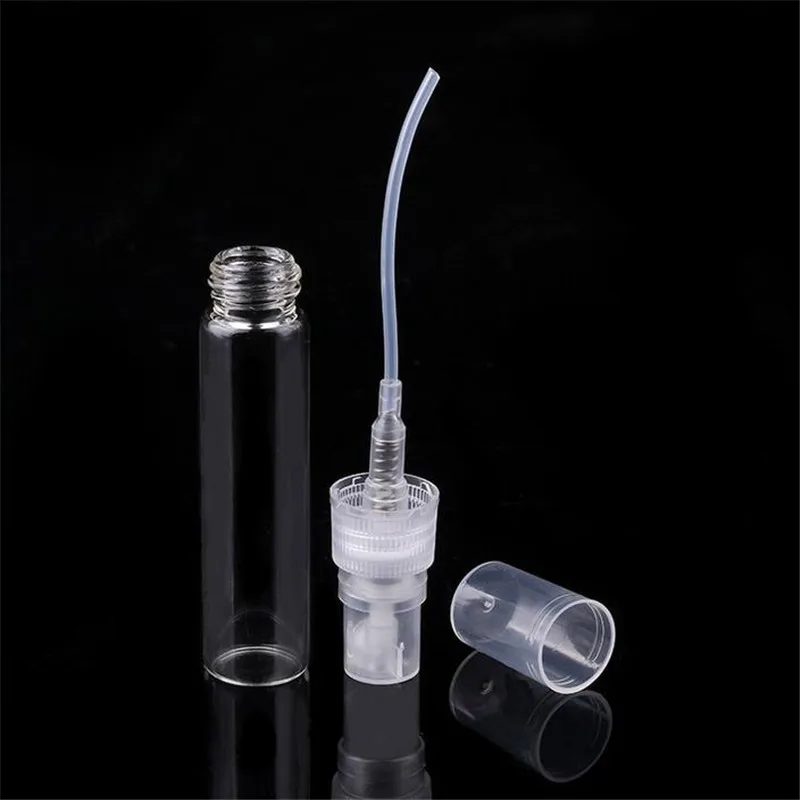 50/100PCS 2ML 3ML 5ML 10ML Schwarz Tragbare Glas Parfüm Flasche Leere Nachfüllbare Flasche kosmetik Flasche Probe Dünne Glas Fläschchen – Detail 6