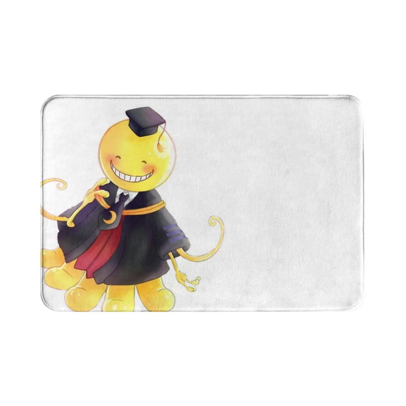 Assassination Carpet Mat Rug Cushion Soft Anime Manga Assassination Assassination Koro Sensei Tako Yellow