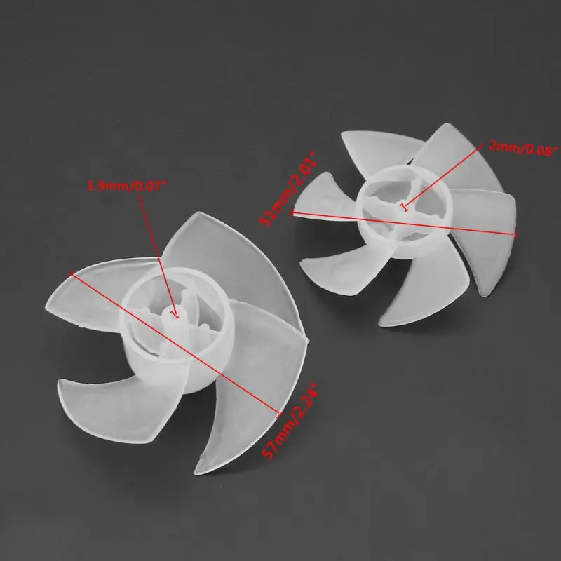 Small Power Mini Plastic Fan Blade 4/6 Leaves For Hairdryer Motor Whosale&Dropship