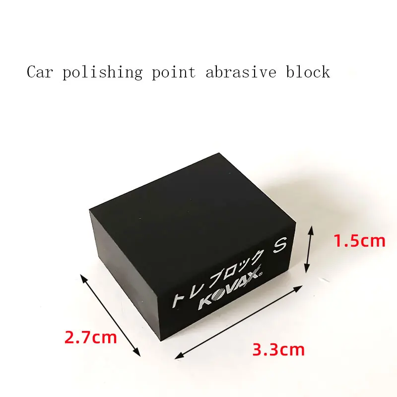 33mm/27mm Japão Handheld Bloco de Moagem Kit Pintura Do Carro Superfície Polimento Tool Kit Backing Lixa Auto-adesiva 800grit
