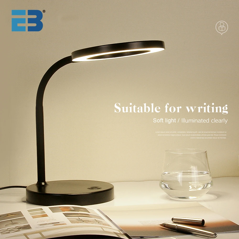 Table Lamp Led USB Touch Dimmable Table Lamp Bedroom Bedside Lamp Desk For Work Table Flexible Eye Protection Study Led Light