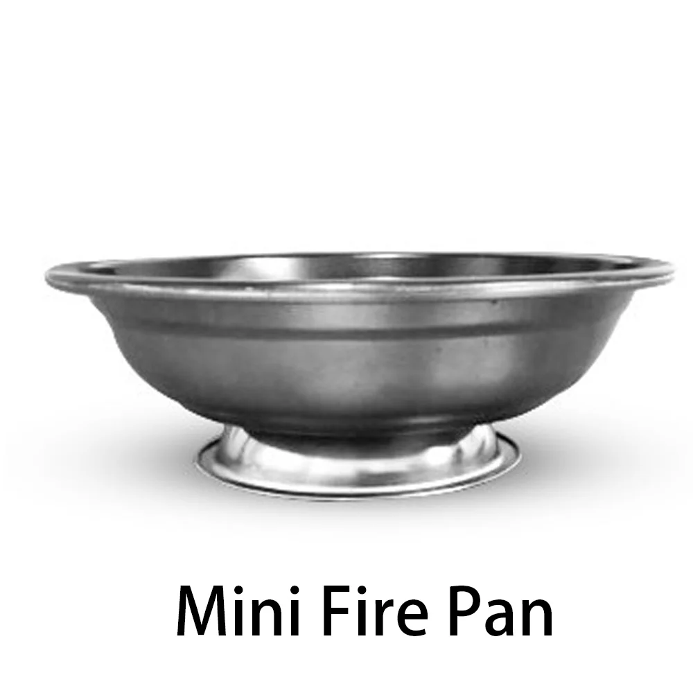 

Mini Fire Pan Magic Tricks Comedy Stage Magician Production Item Pan Illusions Gimmick Props Accessories Object Appearing Magia