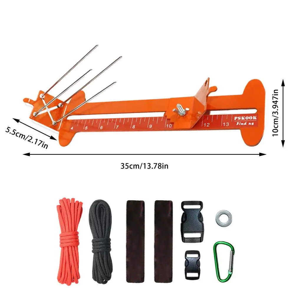 Monkey pugno Jig e Paracord Jig Bracelet Maker Paracord Tool Kit tessitura in metallo regolabile fai da te Craft Maker 4 \