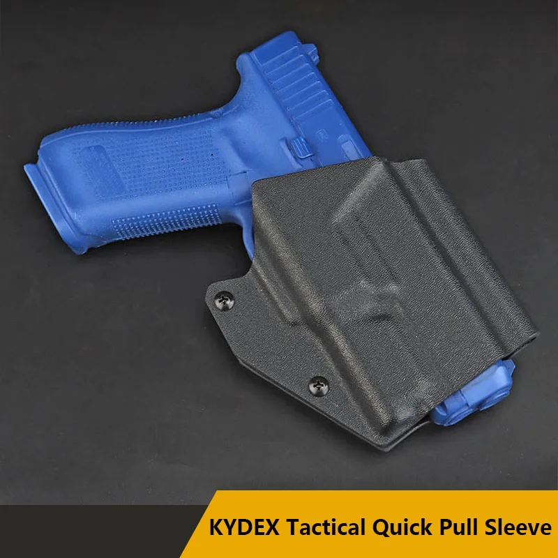 KYDEX-Tactical Light Special Quick Pull Sleeve, Pistol Holster, G-XC1, Adapt to GLOCK9, 40,17-LENGTH(GLOCK17, 19, 19X, 45), XC1