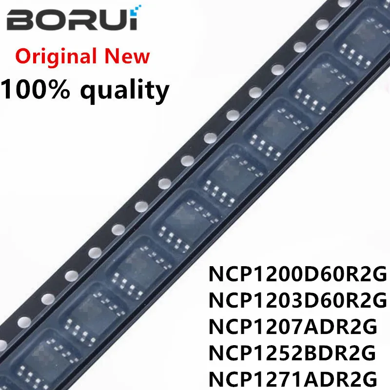 10PCS NCP1200D60R2G NCP1200D60 SOP 200D6 SOP-8 NCP1203D60R2G 203D60 NCP1207A NCP1207ADR2G NCP1252B NCP1271ADR2G NCP1271A NCP1271