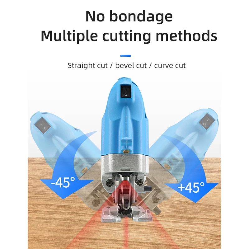 Jig Saw Laser Guide Multifunctional Electric Saw Mini Cutting Machine Jigsaw Power Tools Sawing Cutting Machine Wood Cutter