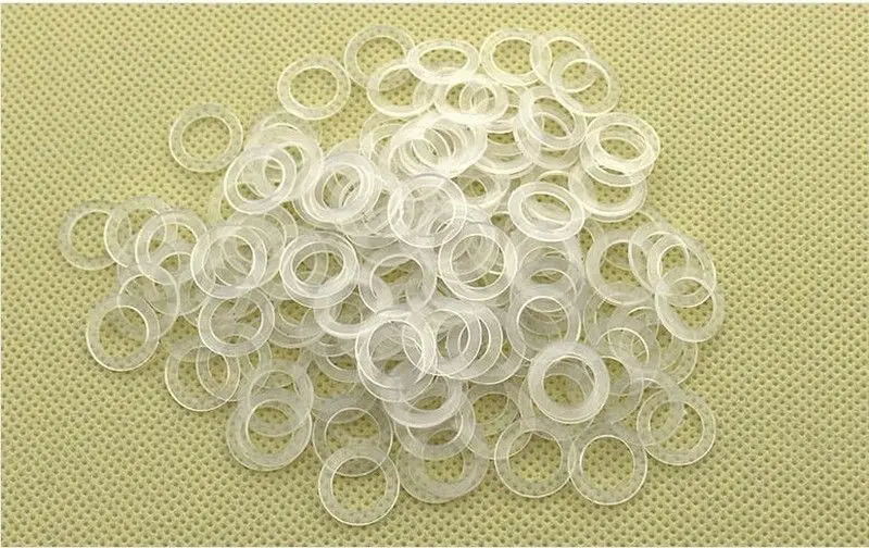 50 Stuks Plastic Nylon Platte Wasmachine Rubber Isolatie Vliegtuig Spacer Seals Pakking Voor Schroeven Bouten M3-M20