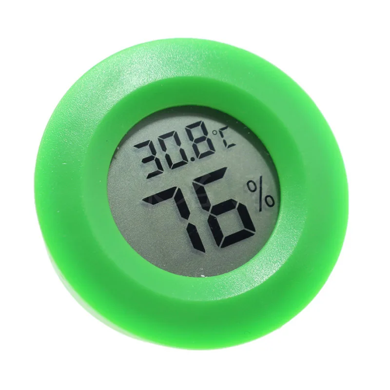 1 Buah LCD Mini Digital Termometer Hygrometer Kulkas Freezer Tester Suhu Kelembaban Meter Detektor Thermograph Pet Auto Mobil