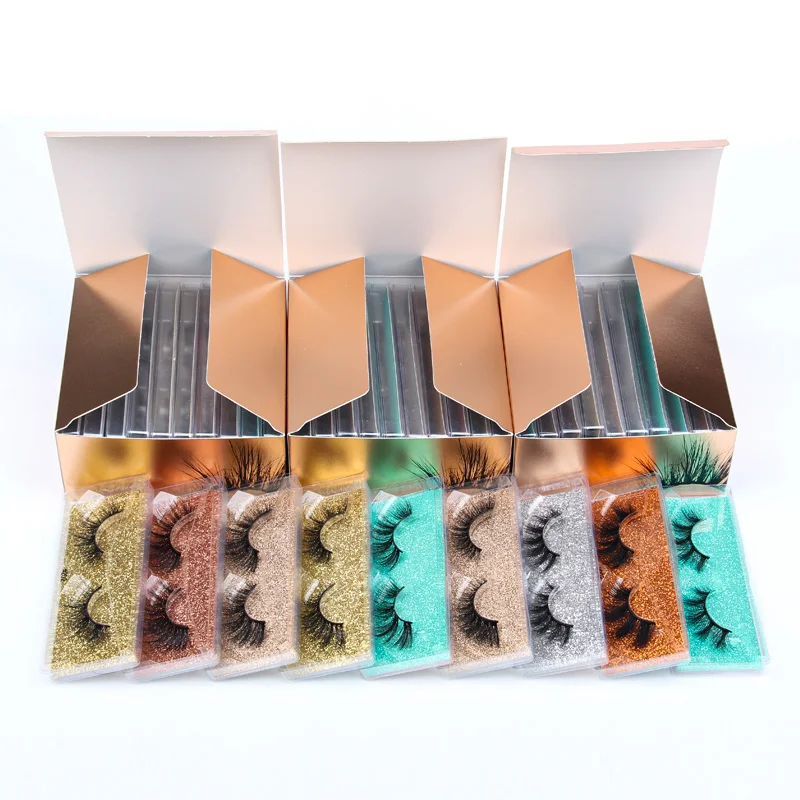 10 Pairs Wholesale Messy Eyelashes 3d Mink Lashes Mink Eyelashes Natural Soft False Eyelashes Make up Tool False Lashes In Bulk