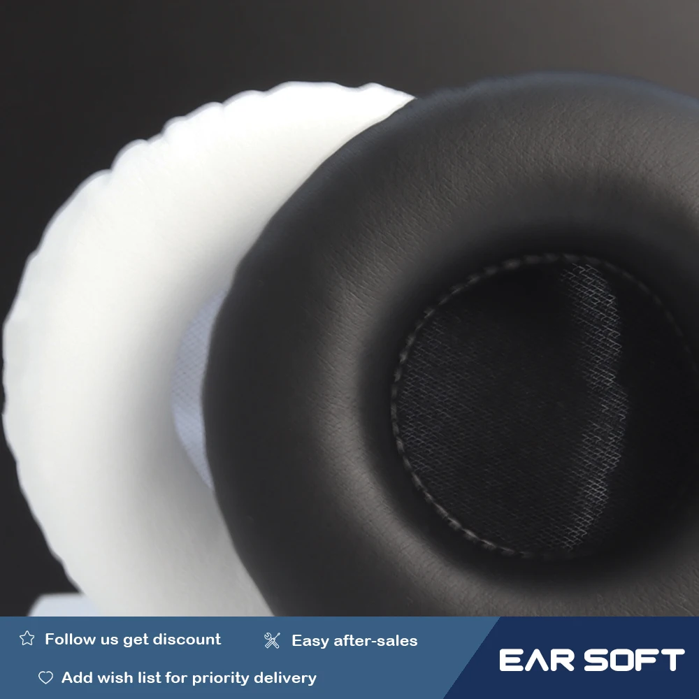 Earsoft Replacement Ear Pads Cushions for Sony MDR-ZX600 Headphones Earphones Earmuff Case Sleeve Accessories