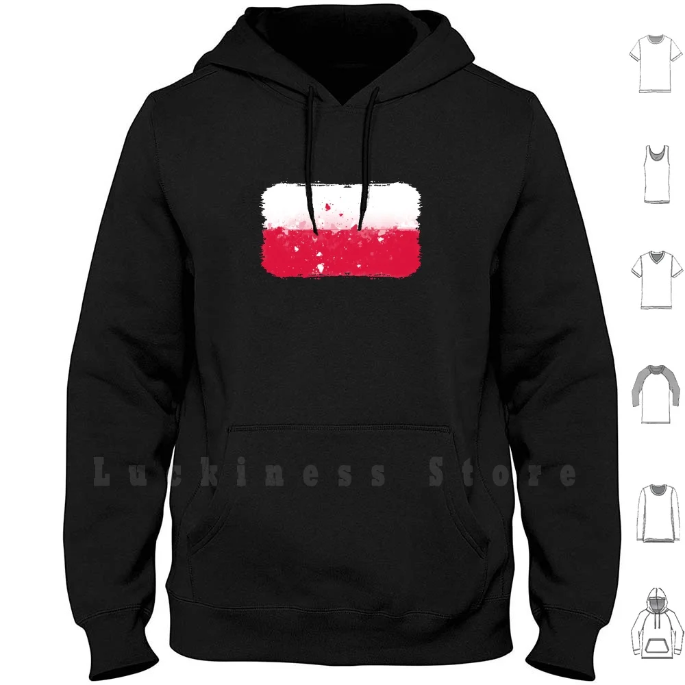 Poland Grunge Flag hoodies Polish Art