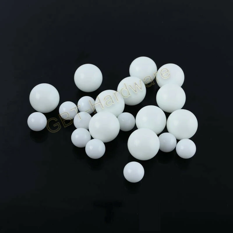 10/20/50/100PCS Precision Solid POM Plastic Ball 2/3/4/4.5/5/6/6.35/6.95/7/8/9/10~28mm Bearings Rolling Bead Polyoxymethylene