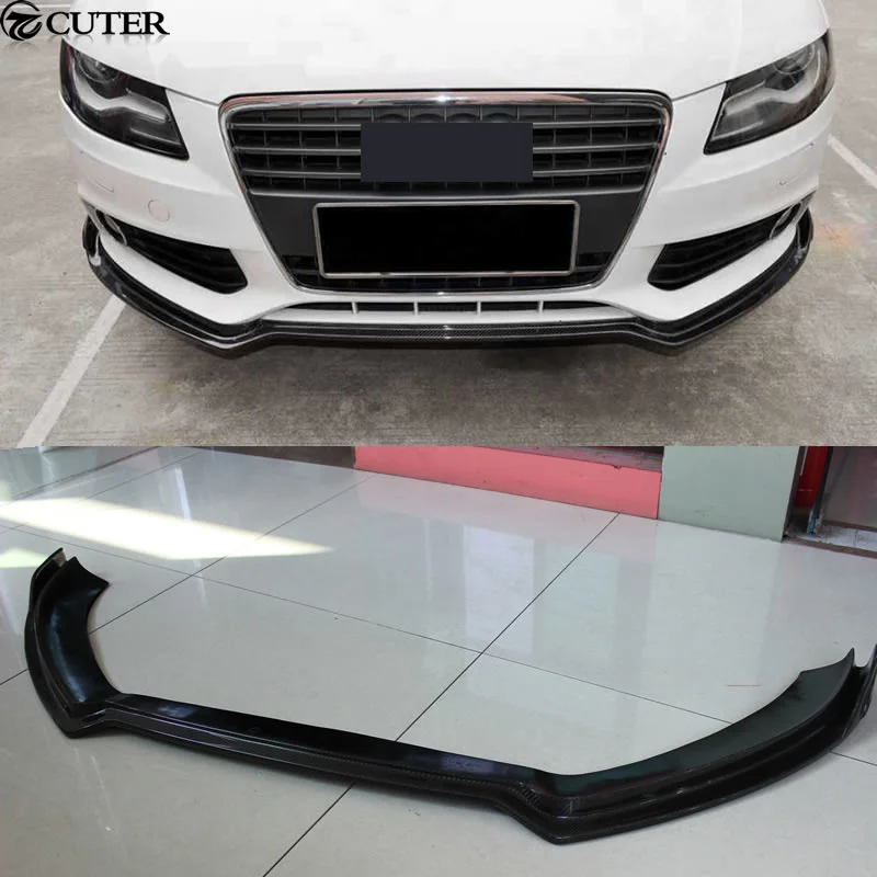 A4 B8 Carbon Fiber Front Lip for Audi A4 B8 Standard Car Body Kit 09-12