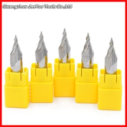 Mini word sculpting cutter letters carving knife hypotenuse 28 degrees, 30 degrees Spiral taper endmill carbide alloy