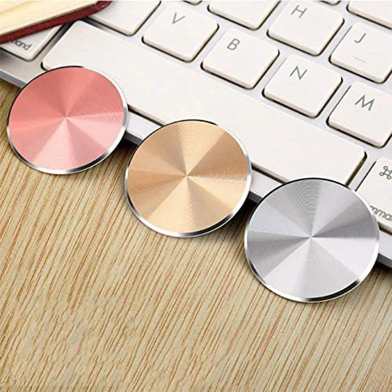 

50pcs Metal Plate Iron Sheet For Magnetic Car Phone Holder for Xiaomi Huawei Sticky Magnet Disk Strong Mobile Phone Holder