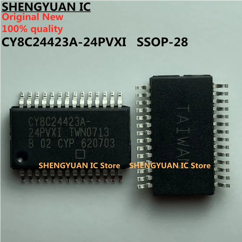 5Pcs/lot CY8C24423A-24PVXI CY8C24423A-24PVXIT SSOP28 CY8C24423A PSoC® Programmable System-on-Chip Original New 100% quality