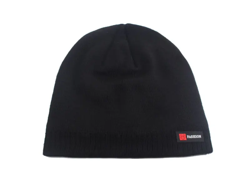 Skullies Beanies Männer Winter Hut Frauen Gestrickte Hüte Für Männer Kappe Winter Beanie Hut Gorro Dicke Warme Brimless Pelz Motorhaube Männer der Kappe – Detail 6