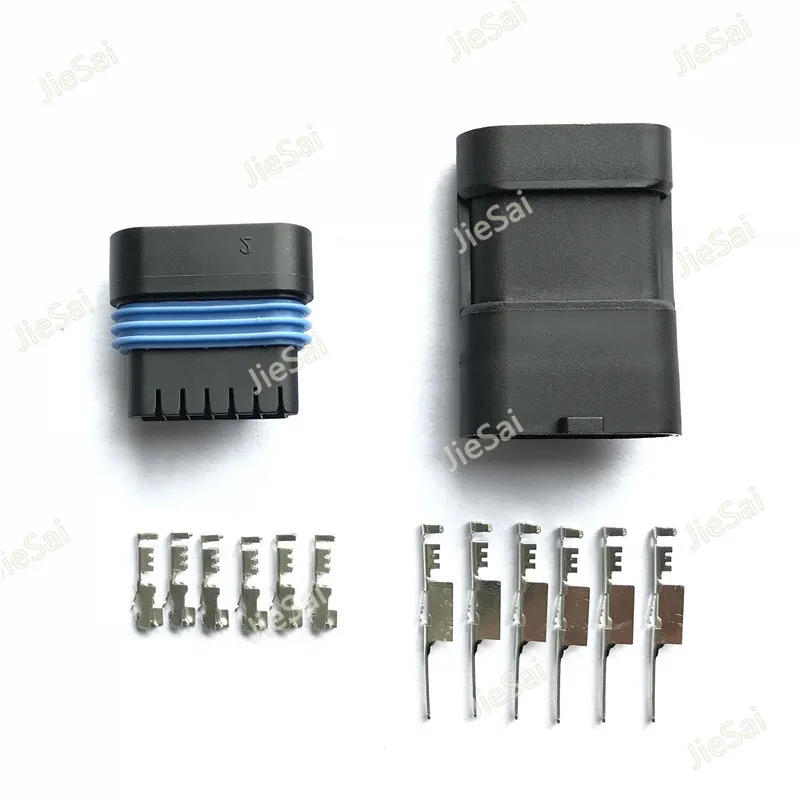 Delphi Metri-Pack 150.2 Verzegeld Vrouwelijke Mannelijke 6 Pin 12066317 12162261 Gm Tps Platte Gaspedaal Automotive Waterdichte Connector