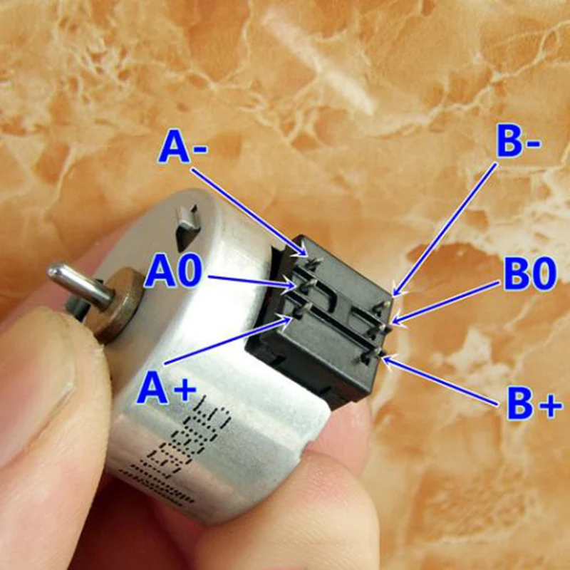 Minebea N150805 Micro 25mm Stepping Stepper Motor DC 24V 2-Phase 6-Wire Strong Magnetic 18 Degree Large Torque