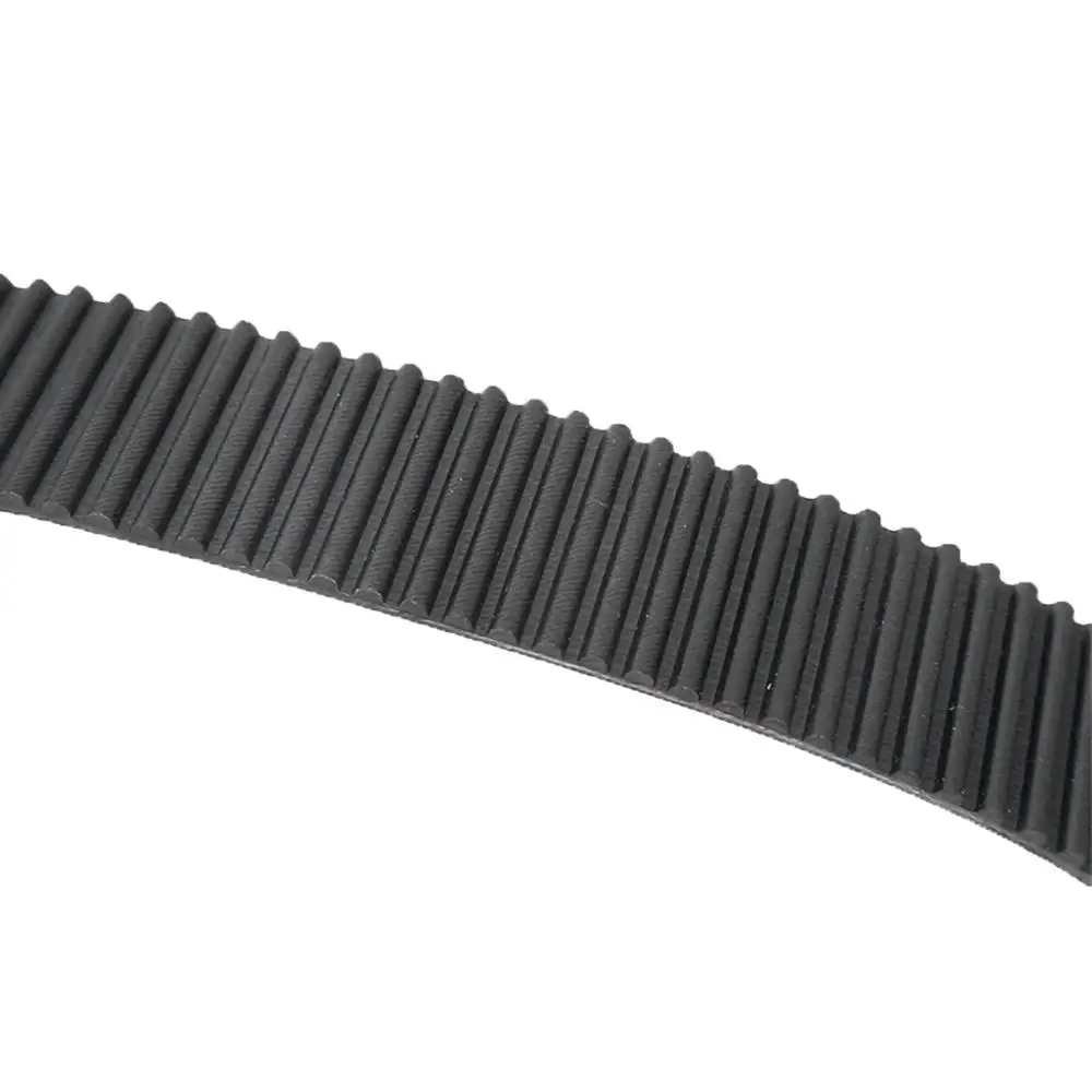 O neopreno preto fechou a correia cronometrando do laço para a máquina do CNC, perímetro, largura 10mm-30mm, dentes 49-59, 5m, 245mm-295mm, 1PC