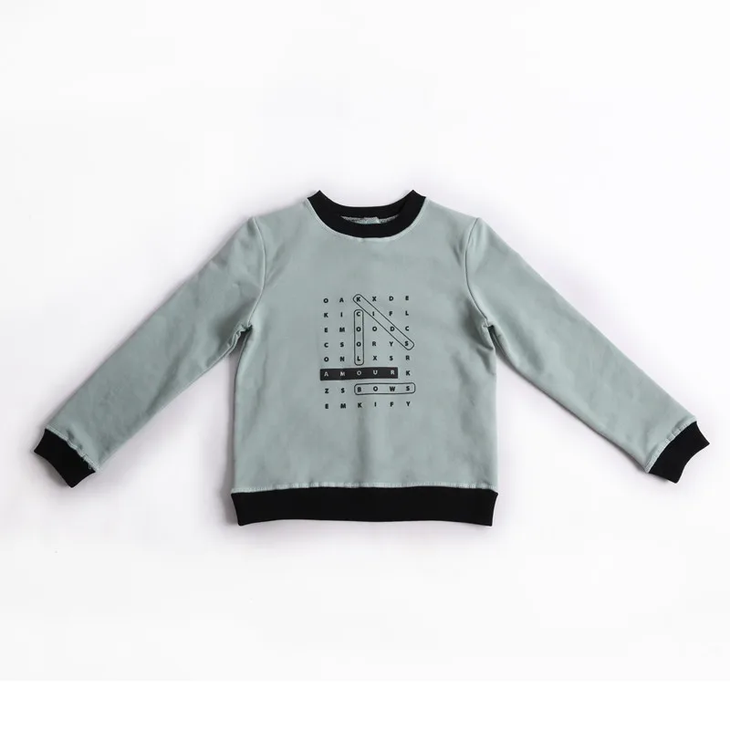 Boys and Girls children sweater shirt long sleeve O-neck autumn and winter outwear