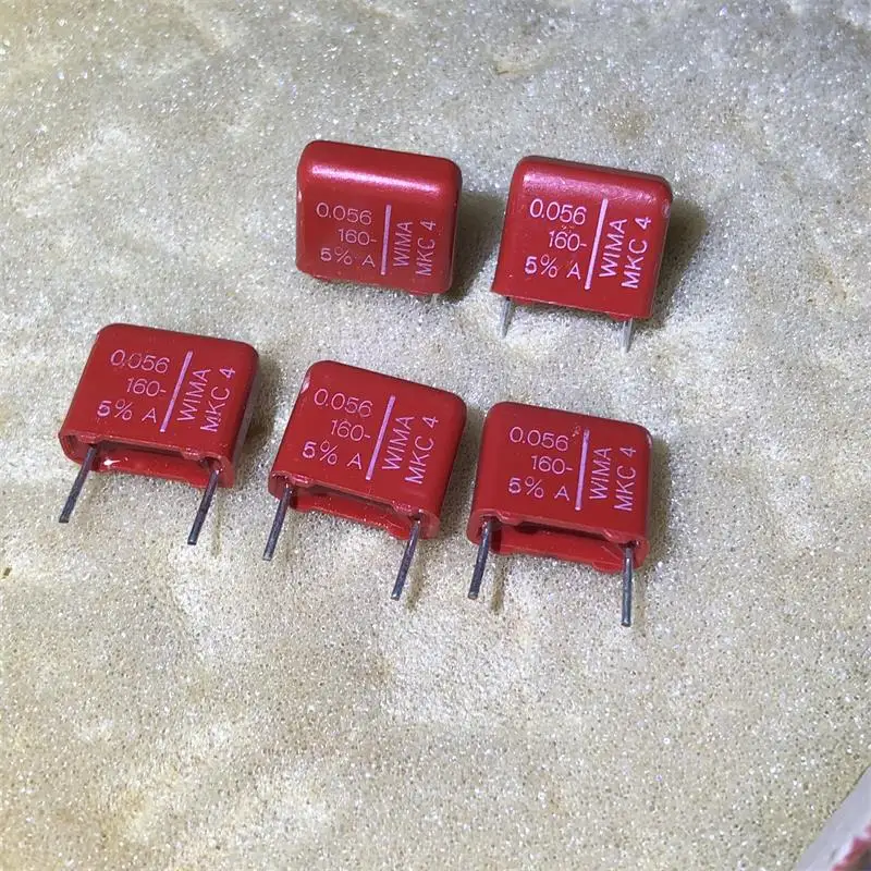 

30PCS Older original boxes Germany WIMA MKC4 0.056UF 160V fever audio coupling capacitor film free shipping