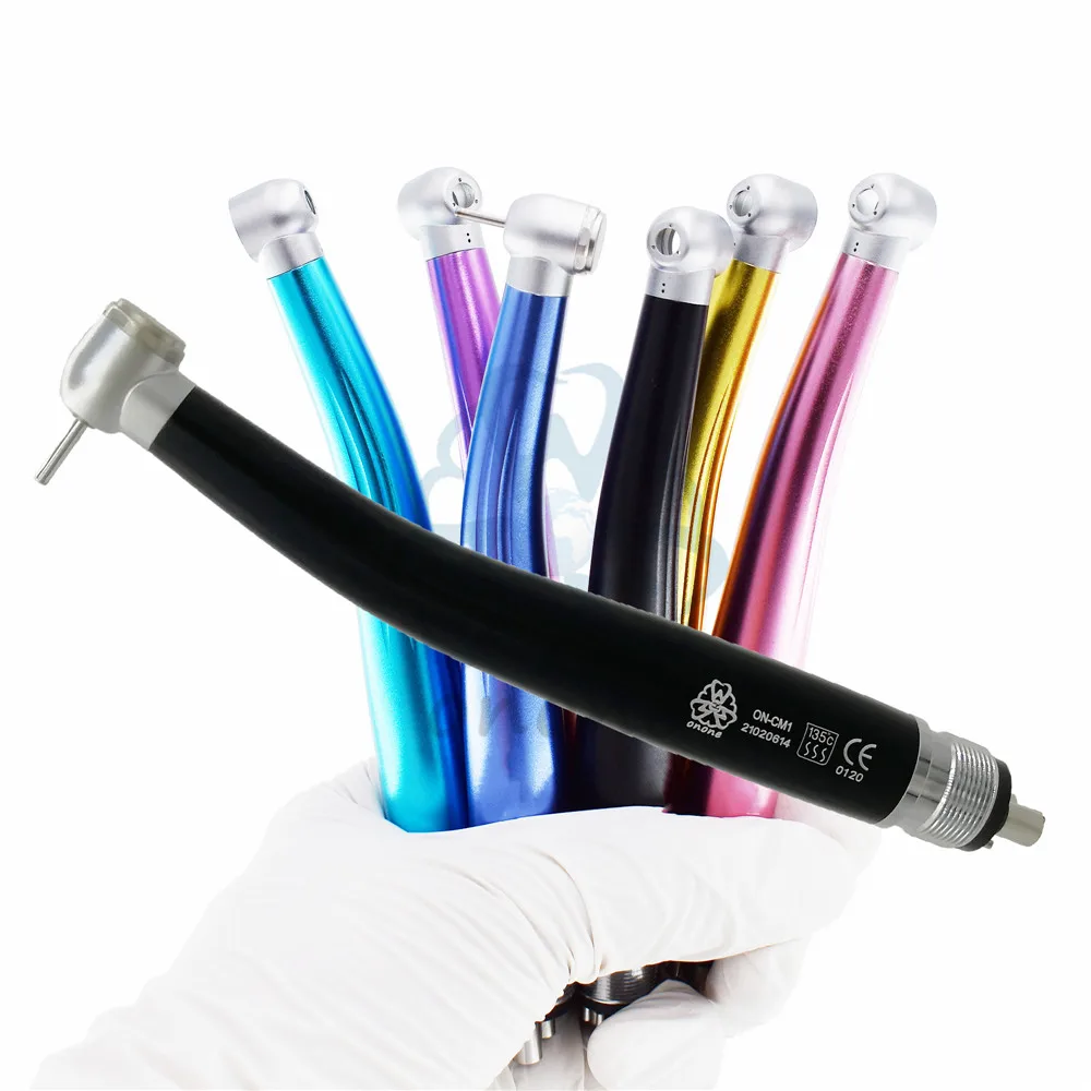 Colorful Dental Surgical Handpiece Standard High Speed Colored Turbina Dental Surgical Handpiece