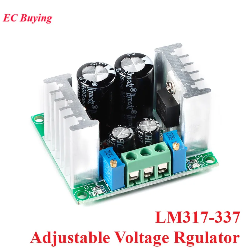 LM317/LM337 AC-DC Adjustable Converter Front-stage Positive Negative Rectifier Filter Board OP Amplifier Regulator Power Module