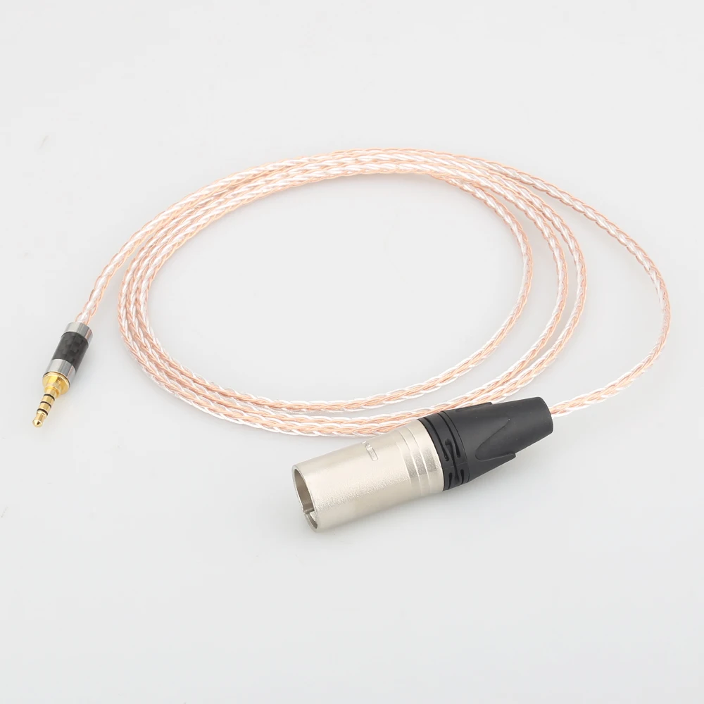 

4pin XLR/2.5mm//4.4mm Balanced 7N OCC Silver Plated Upgrade Cable for T60RP T20RP T40RPmkII T50RP Headphone