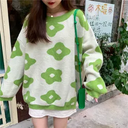 2023 ins new fashion Women Sweaters Winter Women Flower Sweaters over size women pullover sweaters