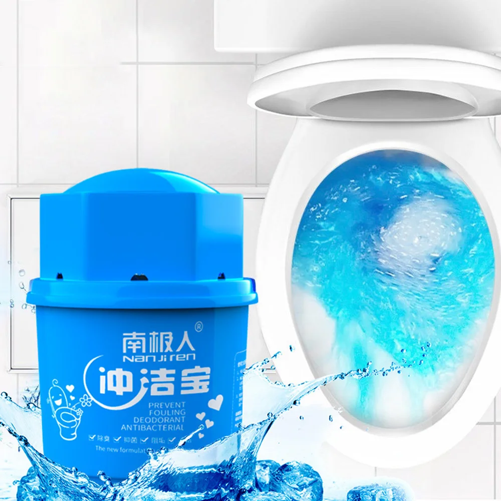 Automatic Toilet Cleaner Magic Flush Bottled Helper Blue Bubble Amazing Bathroom Restroom Cleaner Helper  Random Shipment