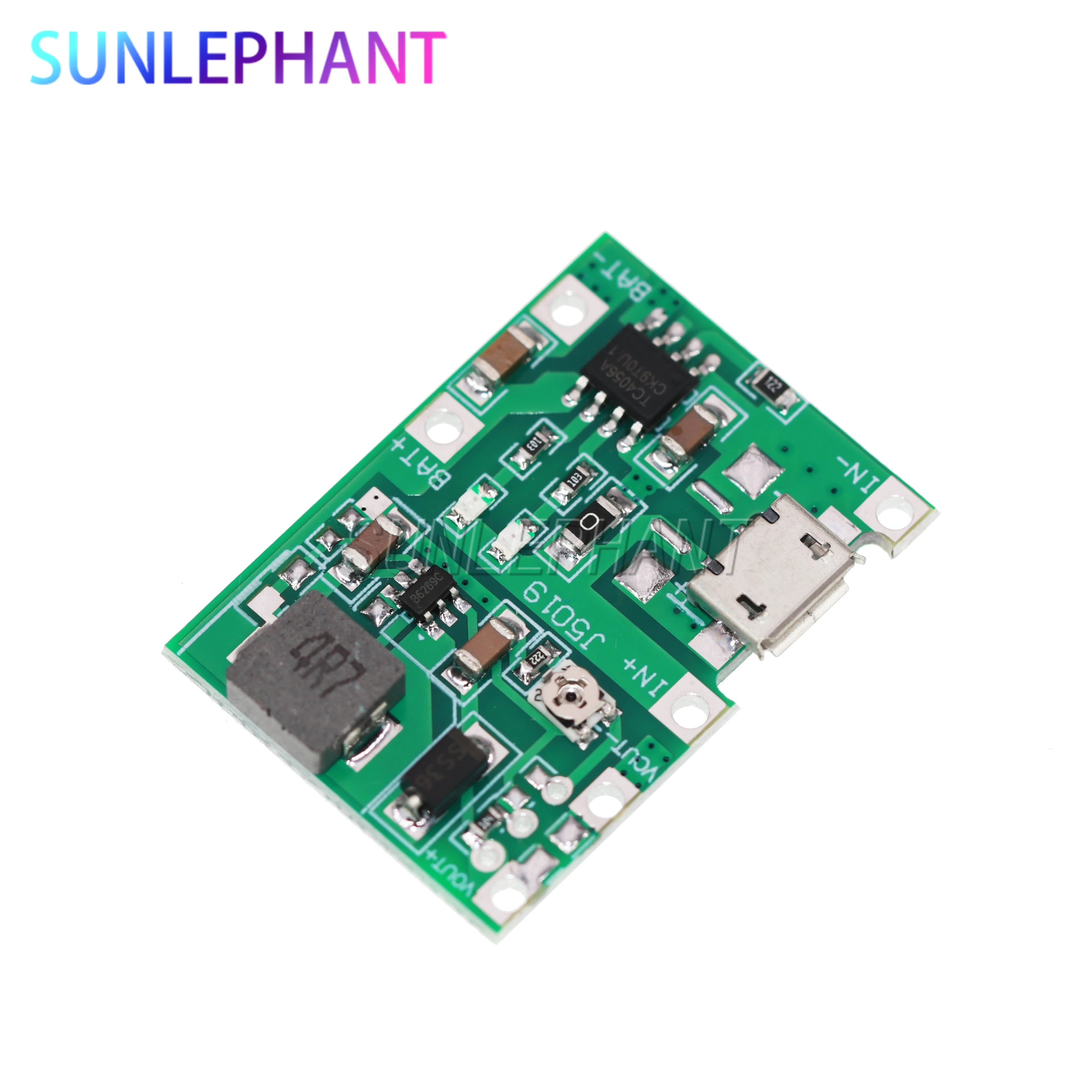 DC 3.7V 9V 5V 2A Adjustable Step Up 18650 Lithium Battery Charging Discharge Integrated Module