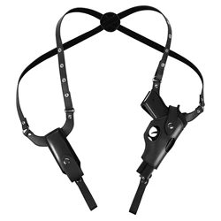 Universal Shoulder Holster Adjustable Underarm Gun Holster with Magazine Pouch Pistol Handgun Carry Pouch Hunting Accessories