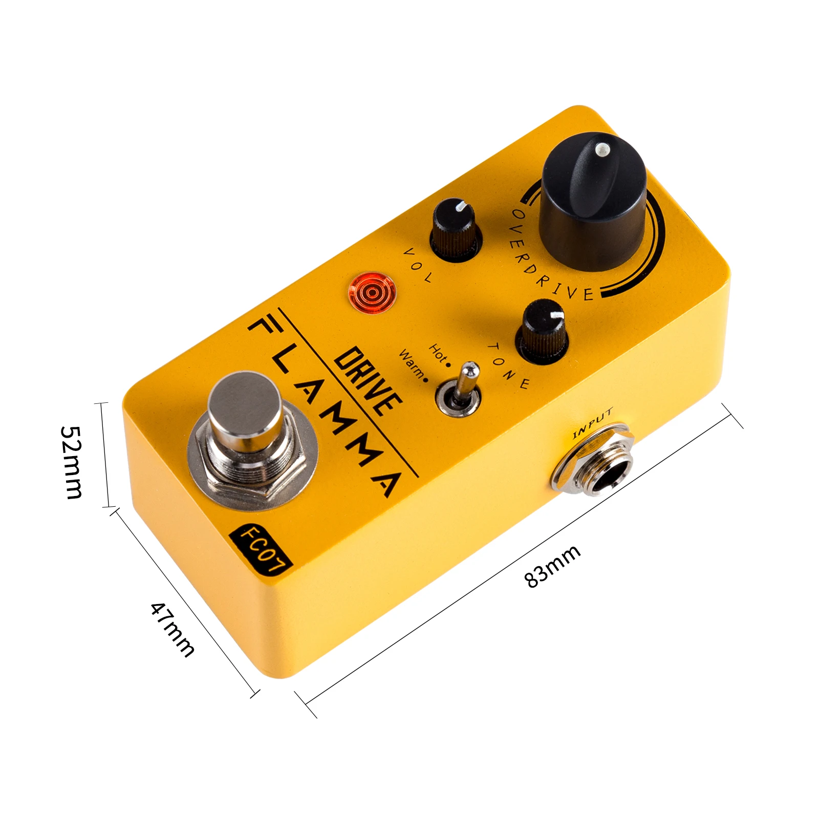 FLAMMA FC07 Overdrive pedalı gitar elektro gitar Overdrive etkileri Pedal sıcak sıcak modları güç kaynağı ile gerçek Bypass