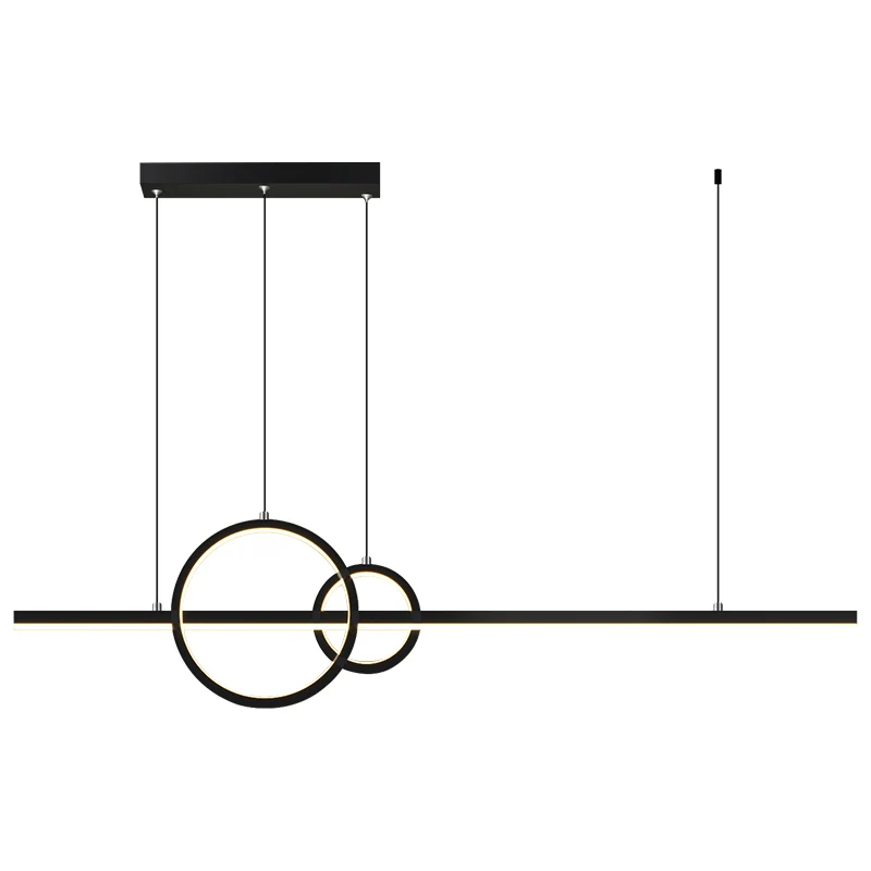 Modern Led Hanging Chandelier For Kitchen Dining Room Minimalist Design Suspension Pendant Lamp Table Home Decor Light Fixture
