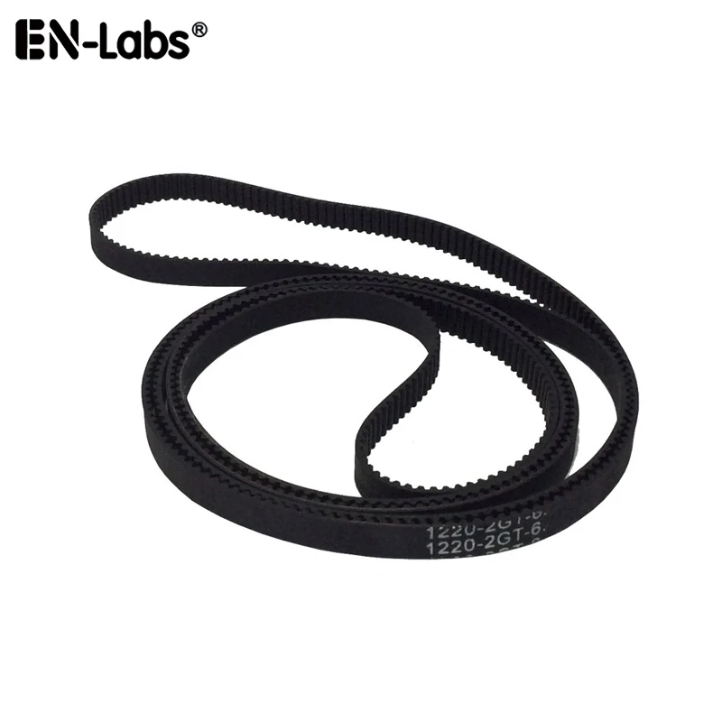 GT2 Closed Loop Timing Belt Rubber 2GT 6mm 3D Printer Parts 110mm 112mm 1220 852 752 610 400 300 280 200 158 mm Synchronous Belt