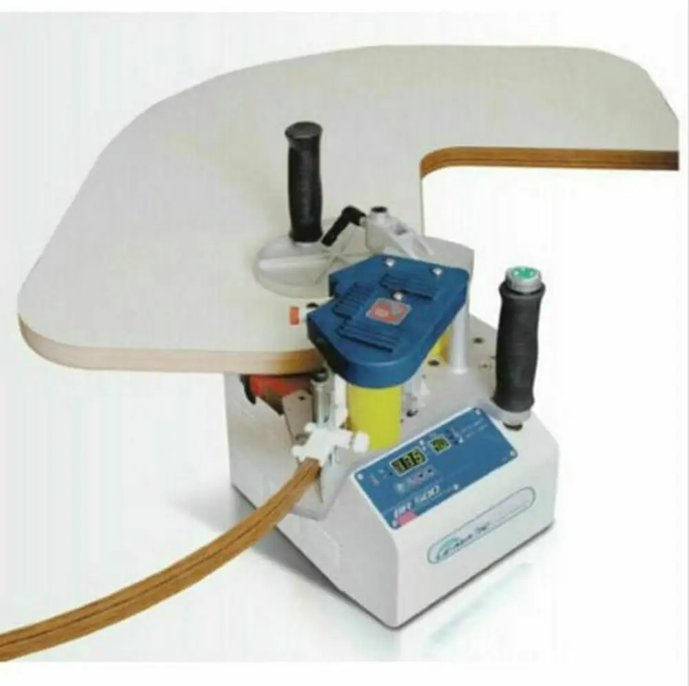 BR500 Le-Matic แบบพกพาด้วยตนเอง Curve ตรงขอบไม้แถบขอบ Bander