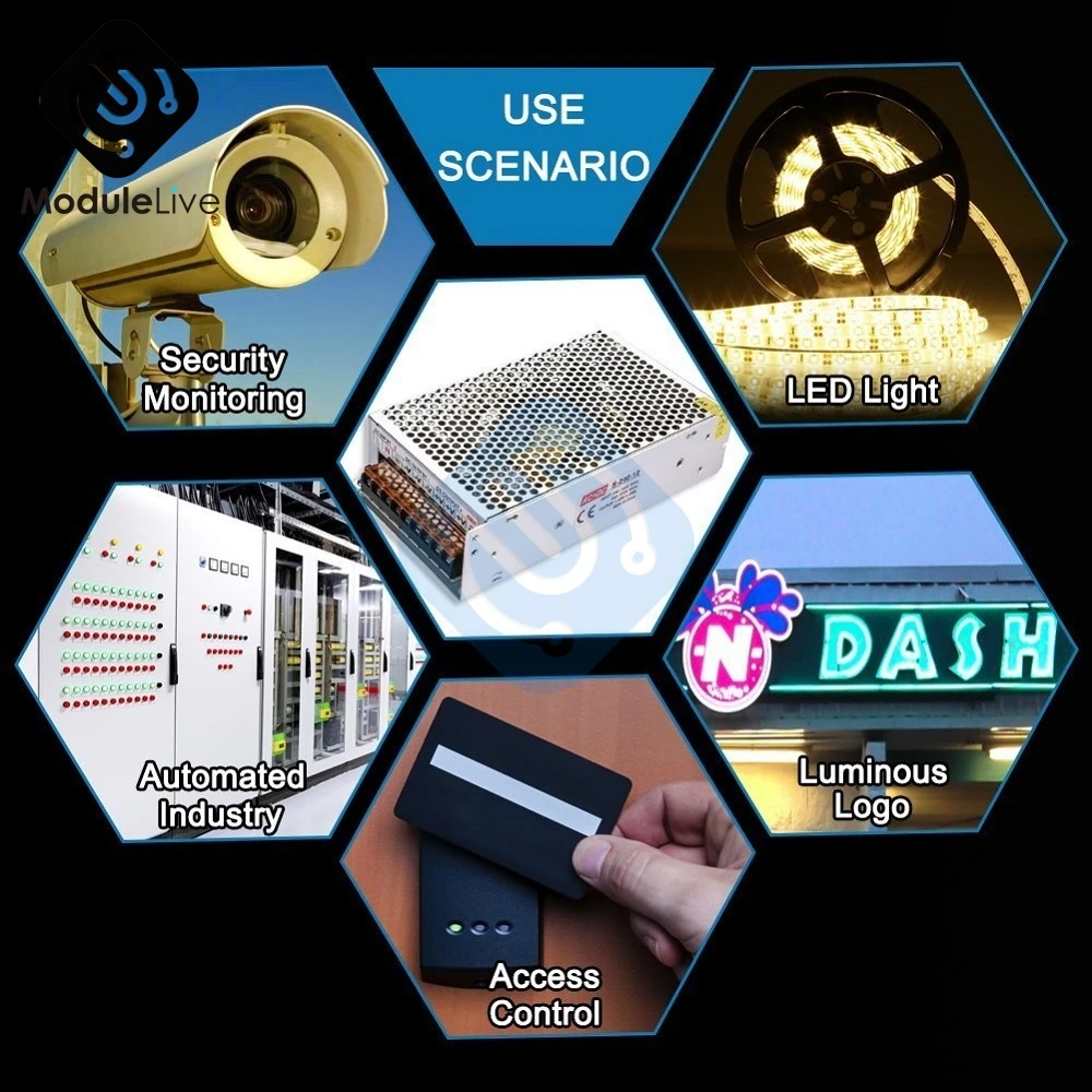 DC 5V 4A 20W Power Supply Lighting Transformer For LED Strip Light Switching Power Adapter Driver