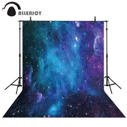 Allenjoy Star Sky Backdrop Glitter Space Birthday Photophone Background Wedding Night View Photozone Photography Studio Props