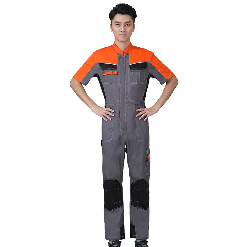 Fabrik Arbeitskleidung für Männer Sommer Arbeitsoveralls Arbeitskleidung Uniformen Mode Werkzeug Overalls Arbeiter Mechaniker Overalls