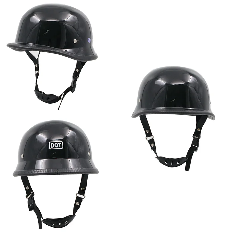 Motorcycle Helmet S-M-XL-XXL Riding Vintage Cruiser Touring Half Helmets Moto Bicycle Scooter Skating Baseball Cap with Goggles