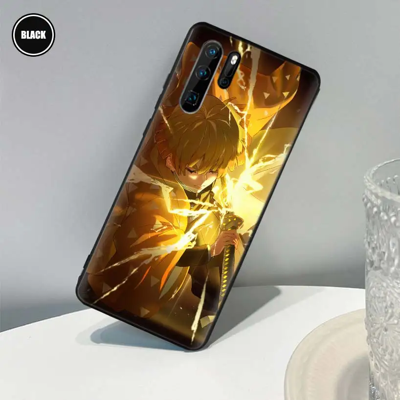 Demon Slayer Agatsuma Zenitsu Silicone Case Coque For Huawei P30 Lite P40 P20 Pro Mate 20 10 30 40 P Smart Z Plus + Phone Shell