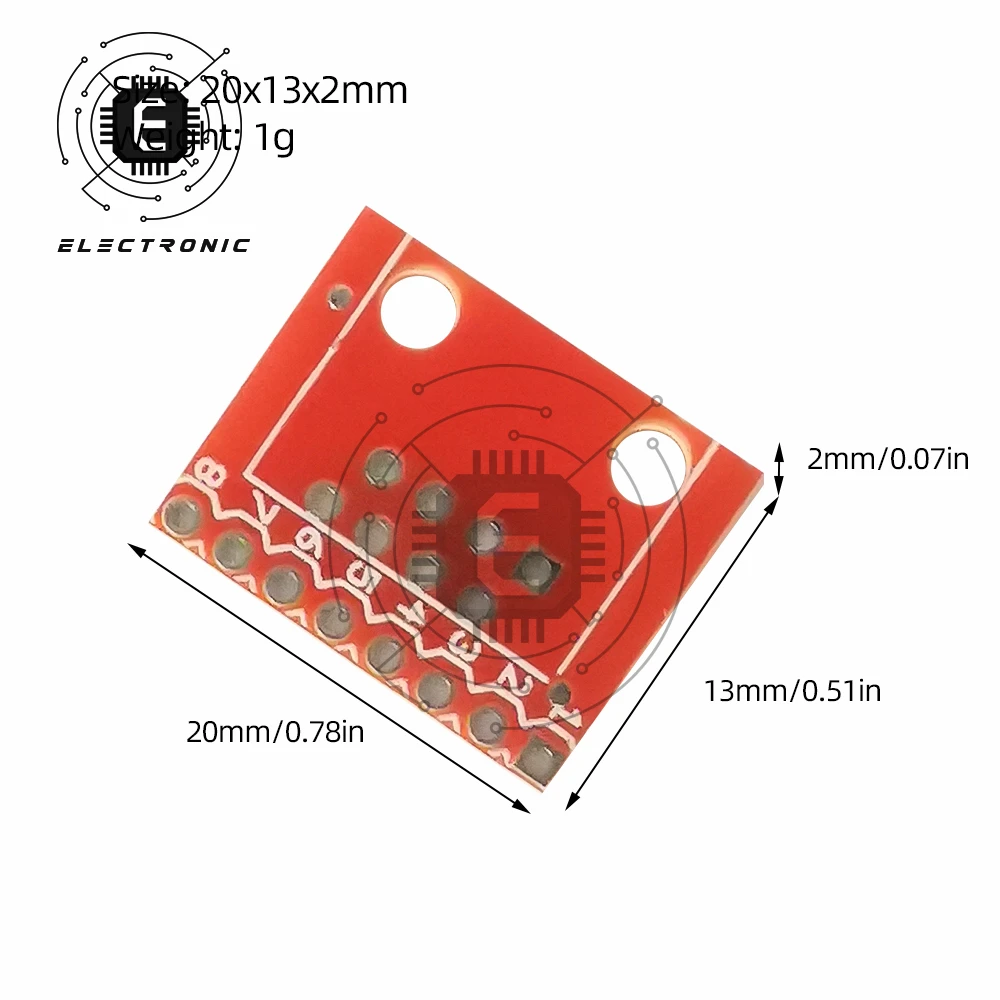 RJ45 분배기 모듈, 용접 아님, 이더넷 커넥터 어댑터, 표준 0.1인치 구멍 간격