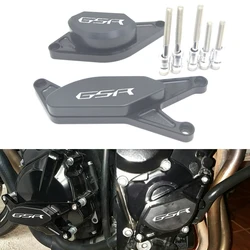 스즈키 GSR-750 GSR750 2012-2016 CNC POM 프레임 슬라이더 크래시 패드 엔진 고정자 케이스 세이버 보호대