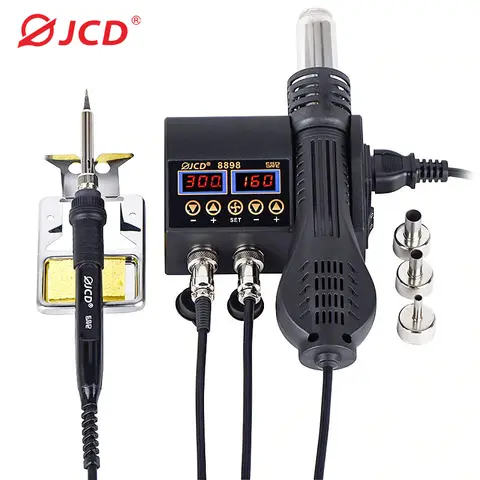 750W LCD Hot Air Gun for Phone Repair JCD