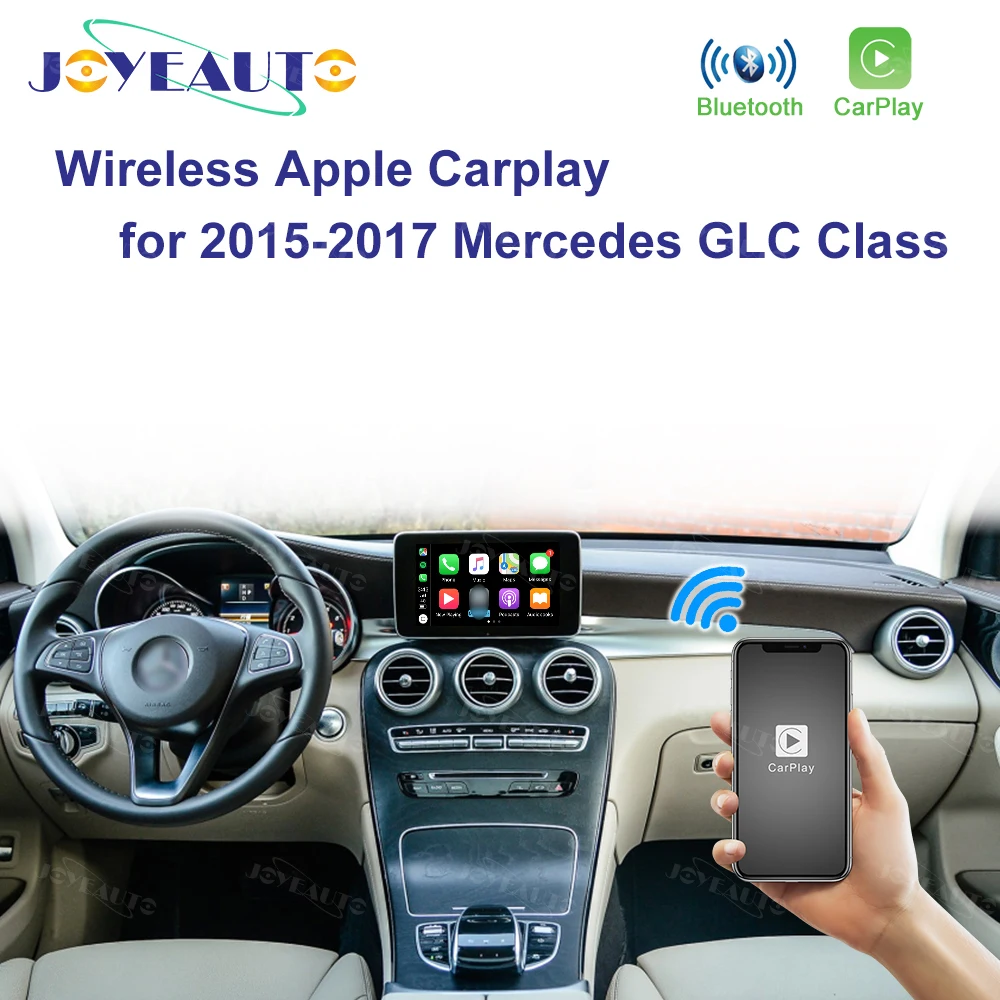 Joyeauto Wireless CarPlay Android Auto for Mercedes GLC NTG 5 2015-2017 Retrofit Support Rear Camera Guidelines Car Play AirPlay