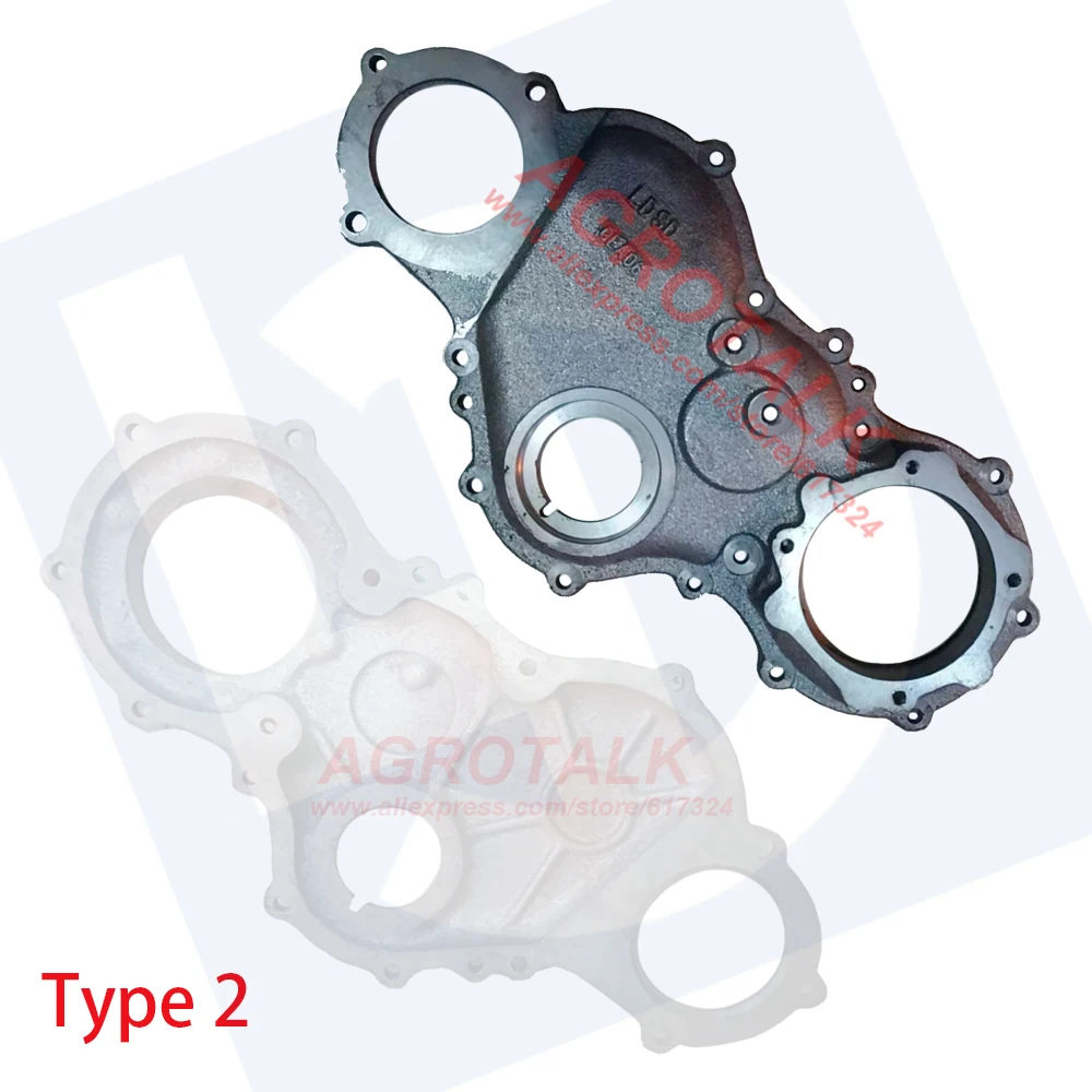 Timing gear case cover for Laidong KM385BT,  part number: KM385T-01015 / KM385-01015-2