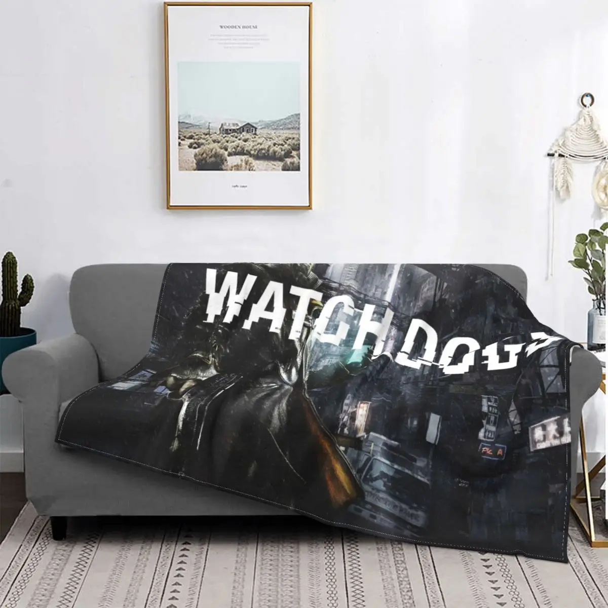 Watch Dogs Carpet Living Room Flocking Textile A Hot Bed Blanket Bed Covers Luxury Blanket Blanket Flannel Blanket