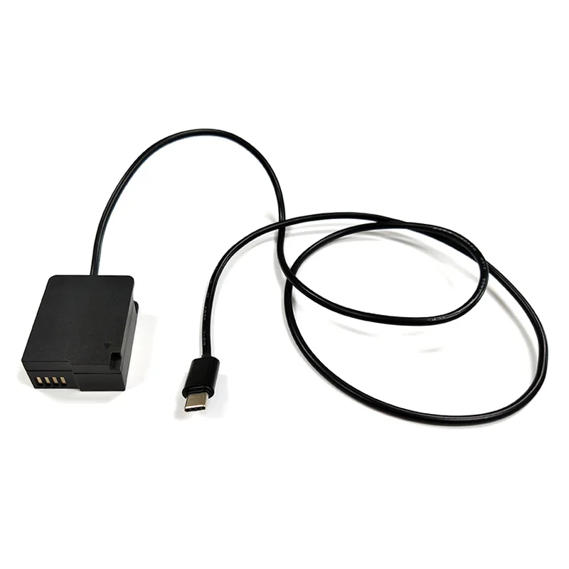 USB-C BLC12 Dummy Battery DMW-DCC8 DC Coupler PD Type C Interface Cable for GX8 FZ200 G7 G6 G5 GH2 G80 G85 Camera