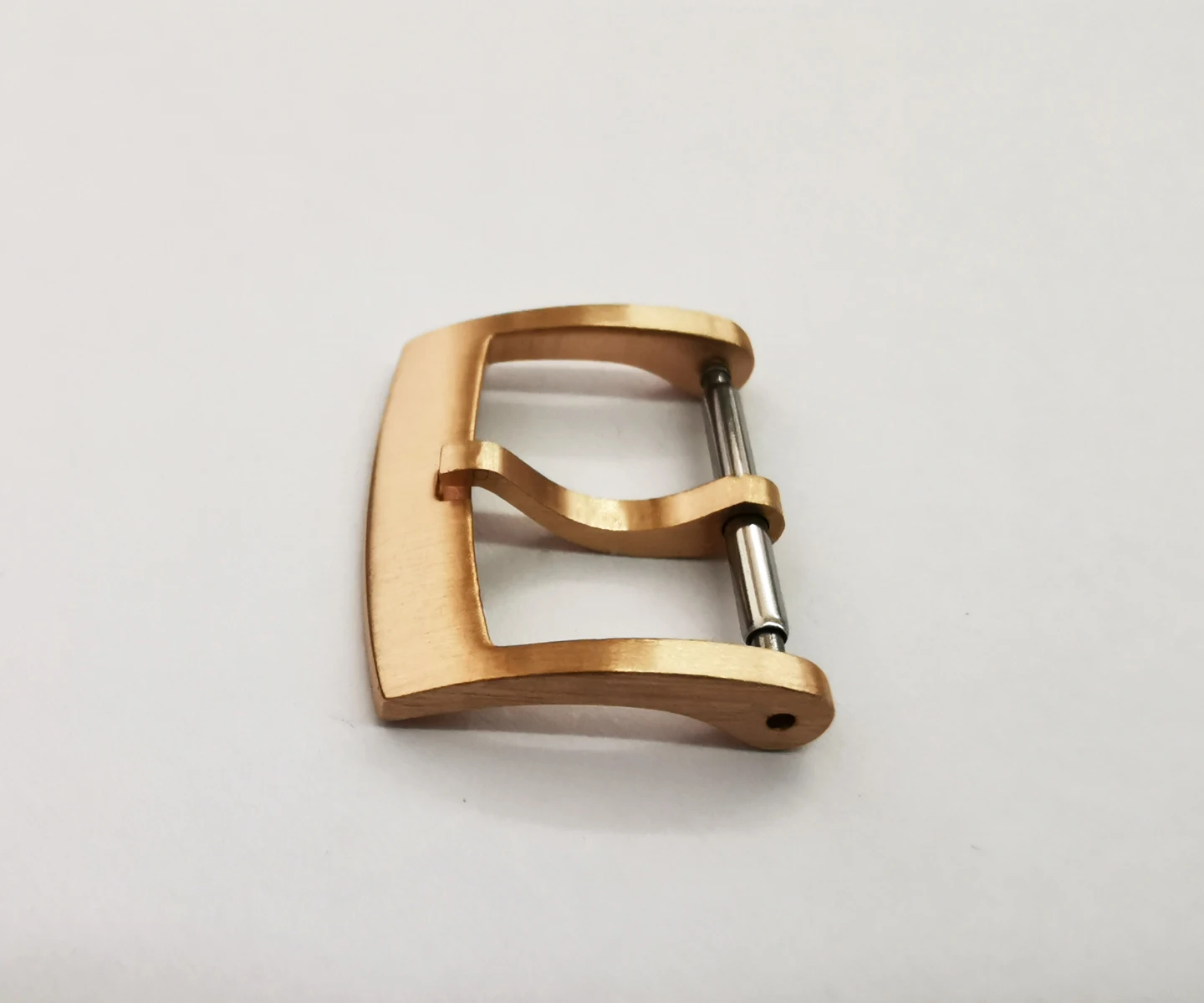 Cronos Solid Bronze CuSn Tongue Buckle  Watch Parts Fully Brushed 18 20 22 mm 2.0 with Spring B